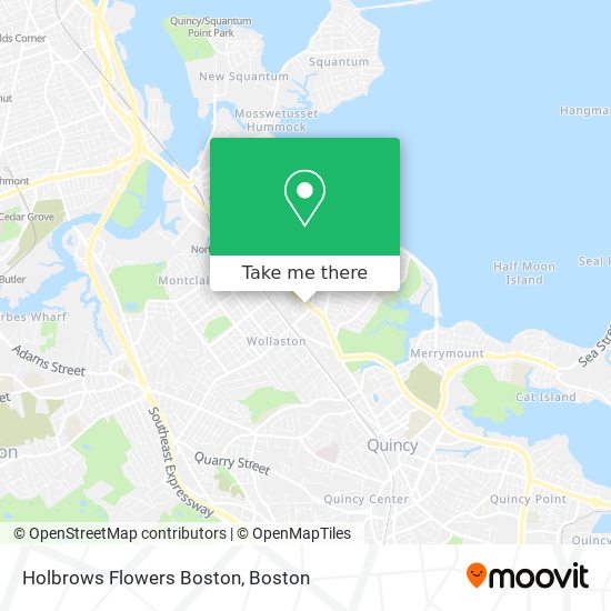 Mapa de Holbrows Flowers Boston