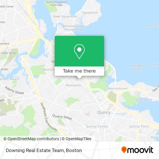 Downing Real Estate Team map