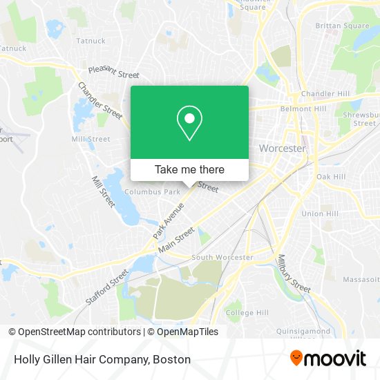 Holly Gillen Hair Company map