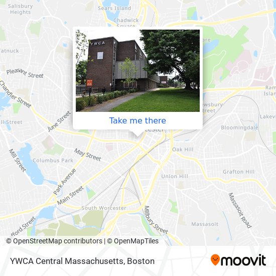 Mapa de YWCA Central Massachusetts