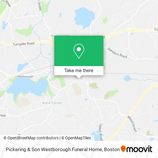 Mapa de Pickering & Son Westborough Funeral Home