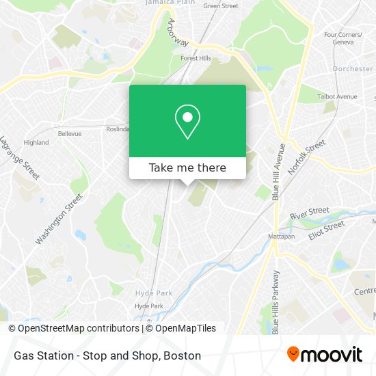 Mapa de Gas Station - Stop and Shop