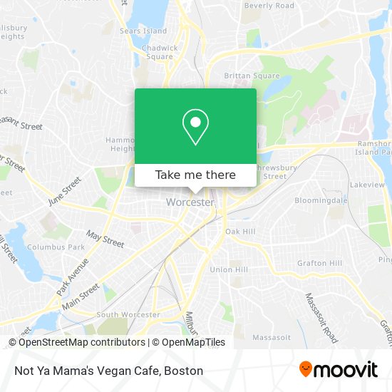 Mapa de Not Ya Mama's Vegan Cafe
