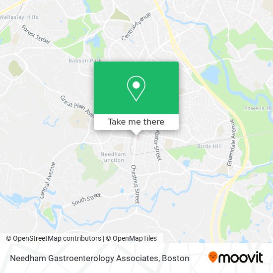 Mapa de Needham Gastroenterology Associates