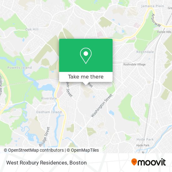 West Roxbury Residences map