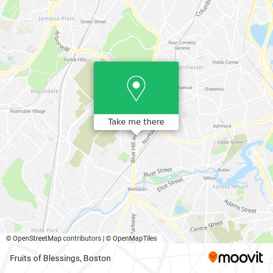 Fruits of Blessings map