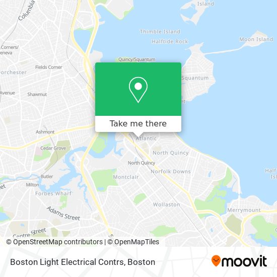 Mapa de Boston Light Electrical Contrs