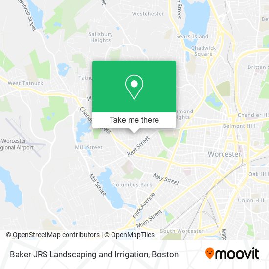 Baker JRS Landscaping and Irrigation map