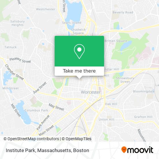 Institute Park, Massachusetts map