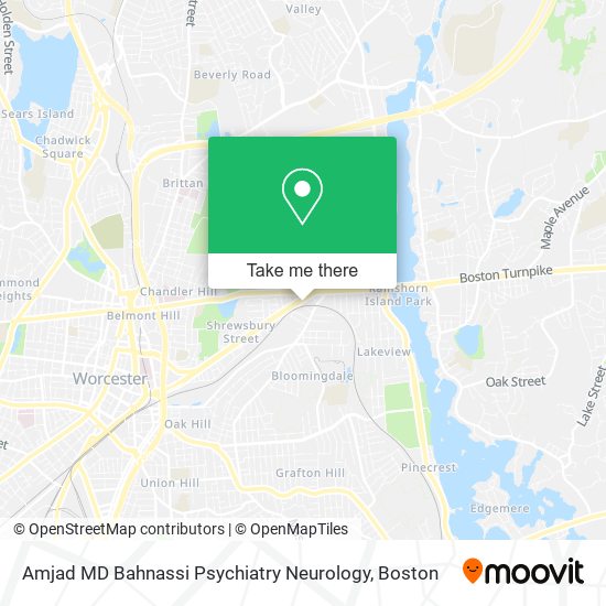 Mapa de Amjad MD Bahnassi Psychiatry Neurology