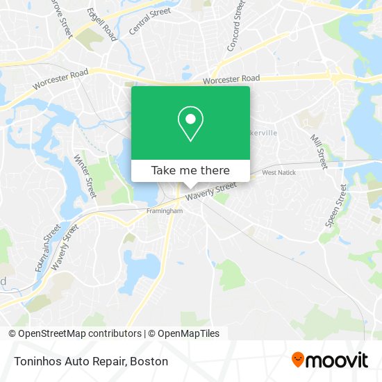 Toninhos Auto Repair map