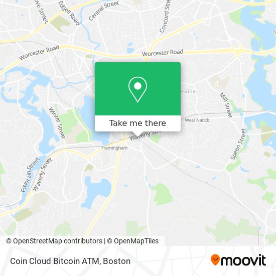 Coin Cloud Bitcoin ATM map