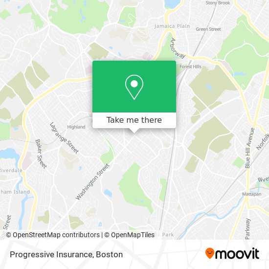 Progressive Insurance map