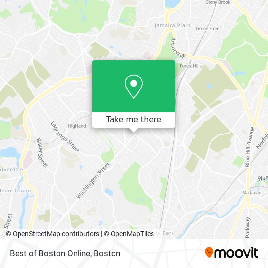 Best of Boston Online map