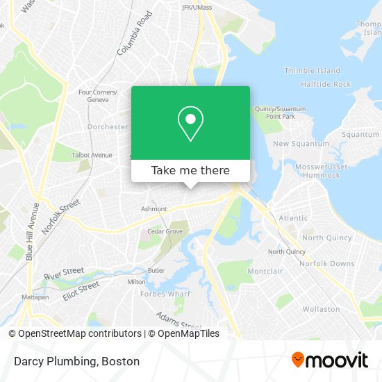 Darcy Plumbing map