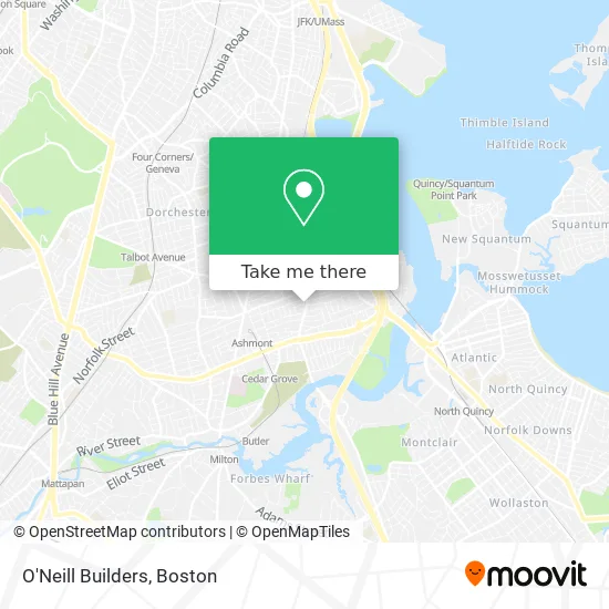 O'Neill Builders map