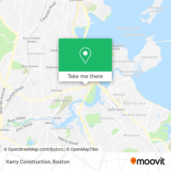 Kerry Construction map