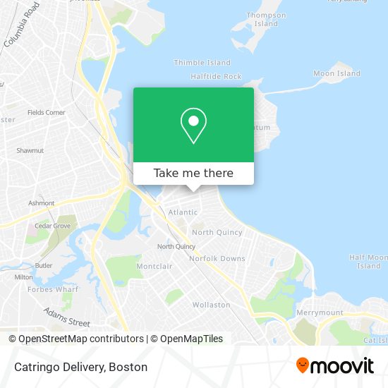 Catringo Delivery map