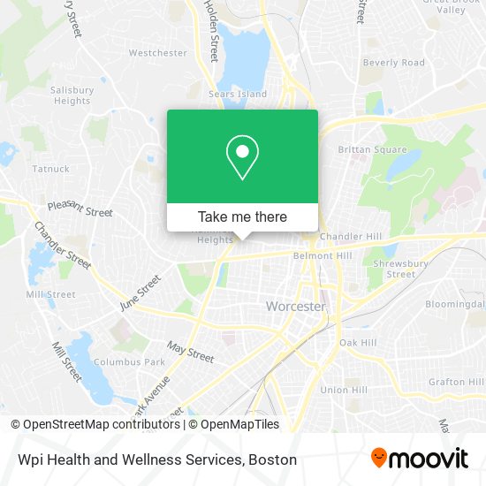 Mapa de Wpi Health and Wellness Services