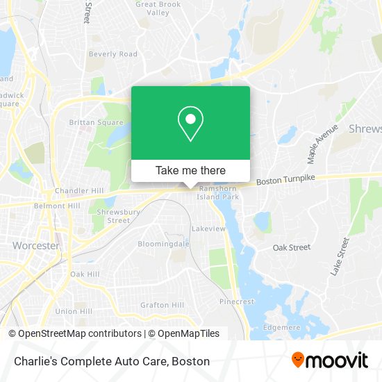 Mapa de Charlie's Complete Auto Care
