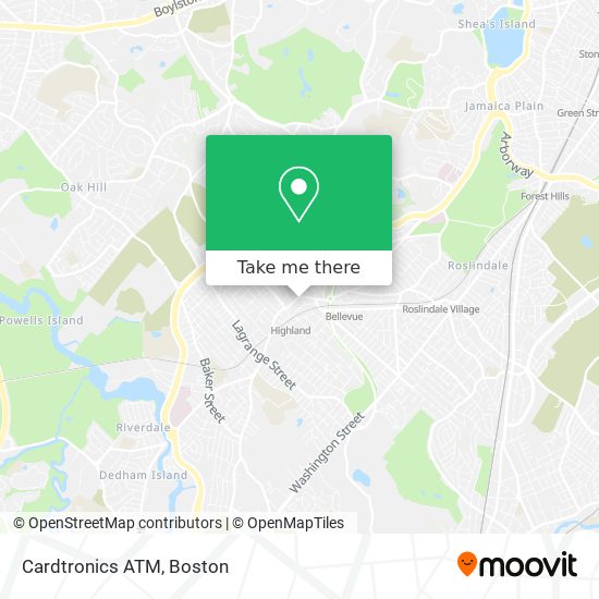 Cardtronics ATM map