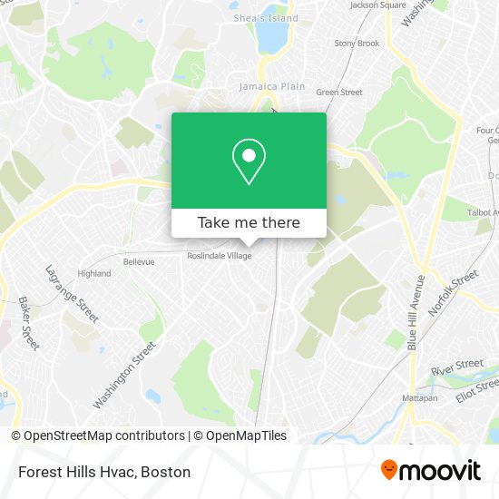 Forest Hills Hvac map