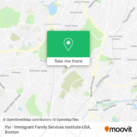 Ifsi - Immigrant Family Services Institute-USA map