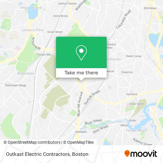 Outkast Electric Contractors map