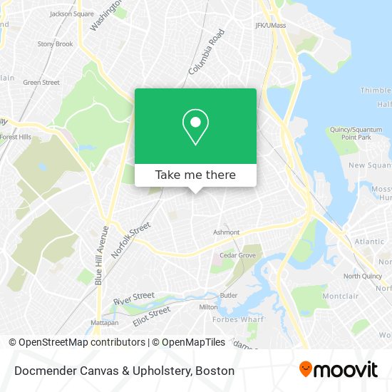 Docmender Canvas & Upholstery map