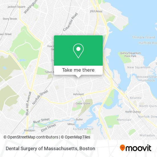 Dental Surgery of Massachusetts map