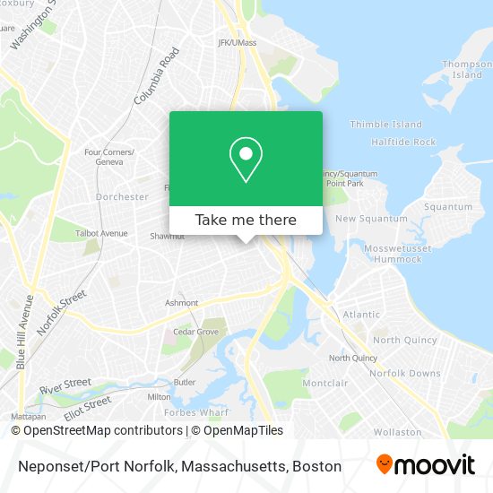 Neponset / Port Norfolk, Massachusetts map