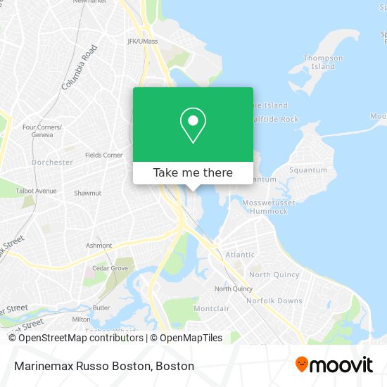 Mapa de Marinemax Russo Boston
