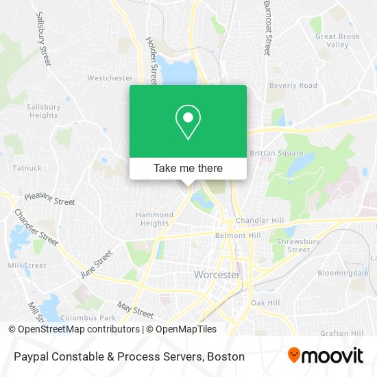 Paypal Constable & Process Servers map