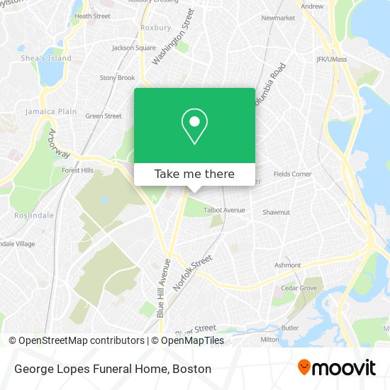 George Lopes Funeral Home map