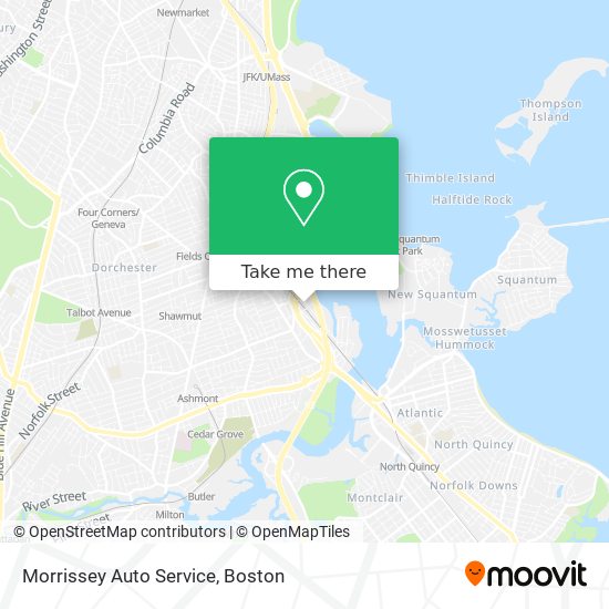 Morrissey Auto Service map