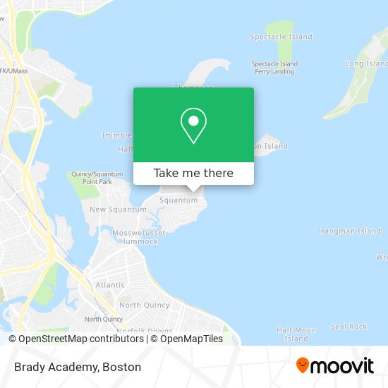 Mapa de Brady Academy