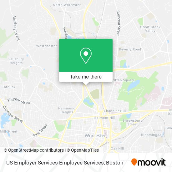 Mapa de US Employer Services Employee Services