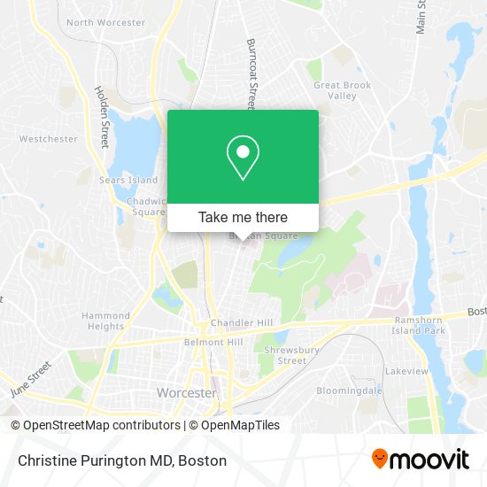 Christine Purington MD map