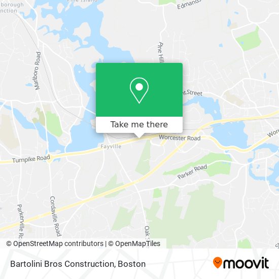 Mapa de Bartolini Bros Construction