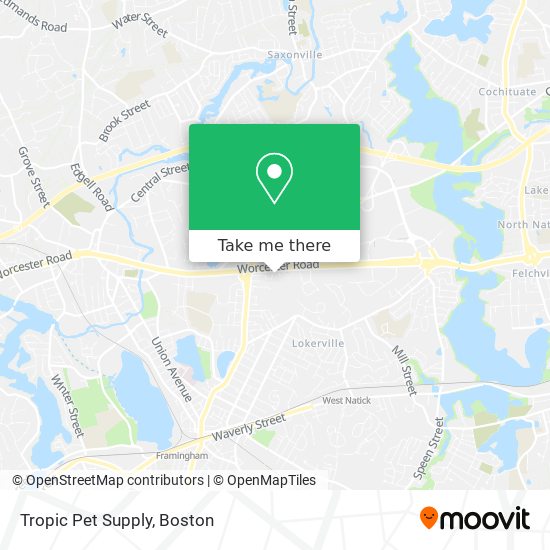 Mapa de Tropic Pet Supply