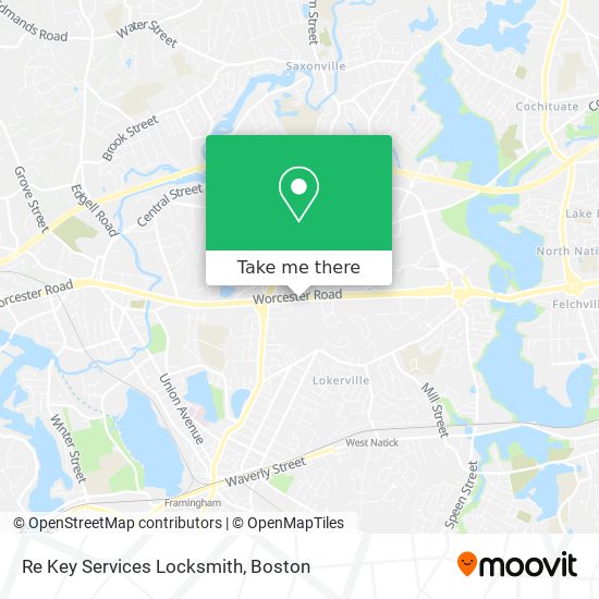 Mapa de Re Key Services Locksmith