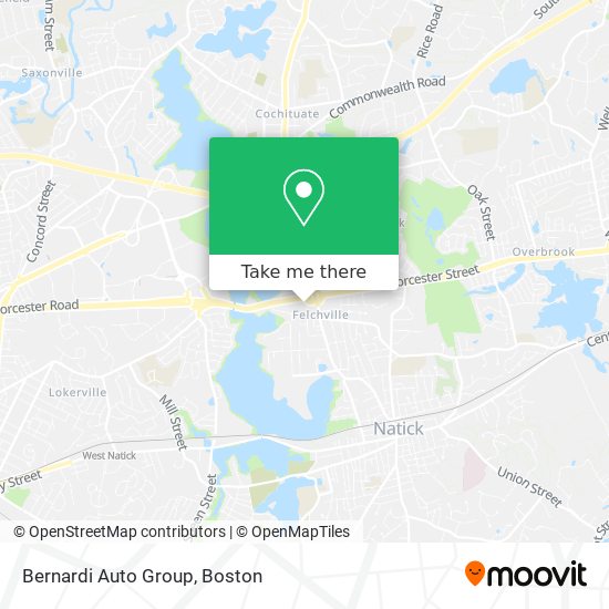 Bernardi Auto Group map