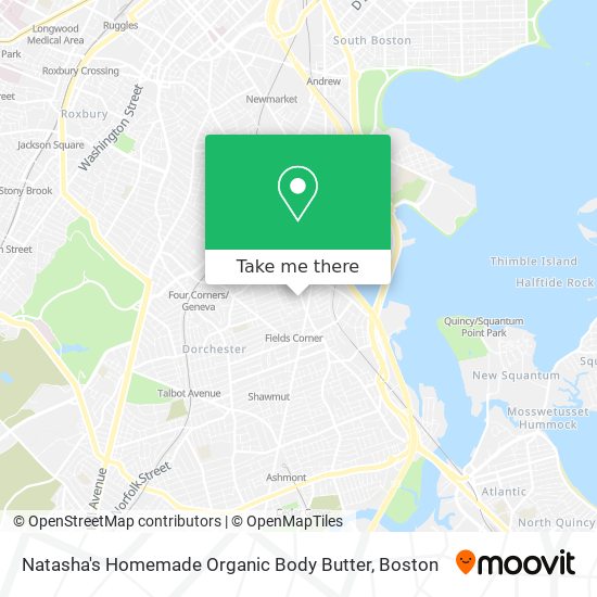 Mapa de Natasha's Homemade Organic Body Butter