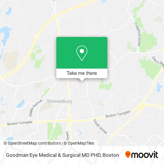 Goodman Eye Medical & Surgical MD PHD map