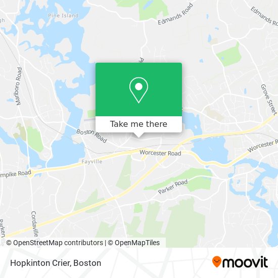 Hopkinton Crier map