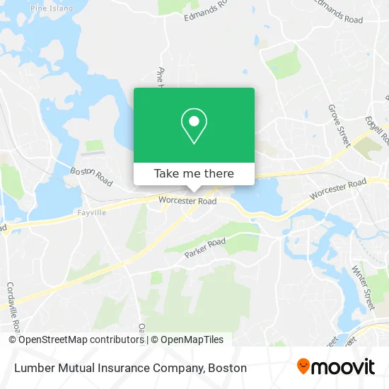 Lumber Mutual Insurance Company map