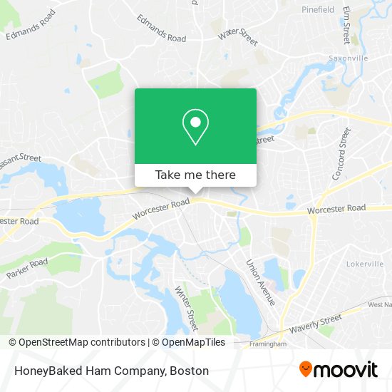 HoneyBaked Ham Company map