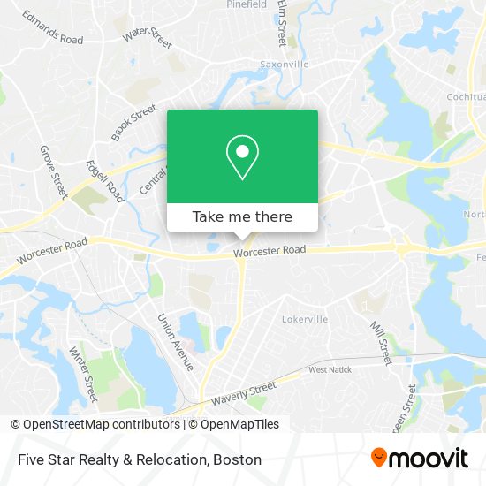 Five Star Realty & Relocation map