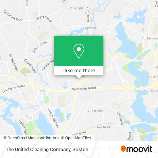 The United Cleaning Company map