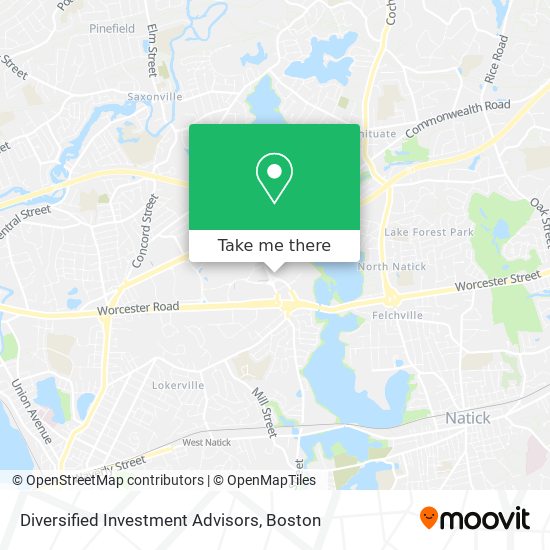 Diversified Investment Advisors map